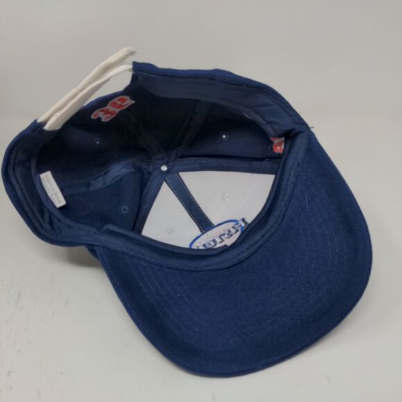 Detroit Pistons Men's NBA Ben Wallace Strapback Hat Blue White Embroidered #36 - Picture 10 of 12